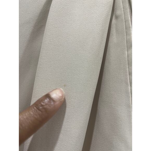 Giorgio Armani Vintage High Waist Cream Long Shorts Sz 4 - Picture 4 of 7